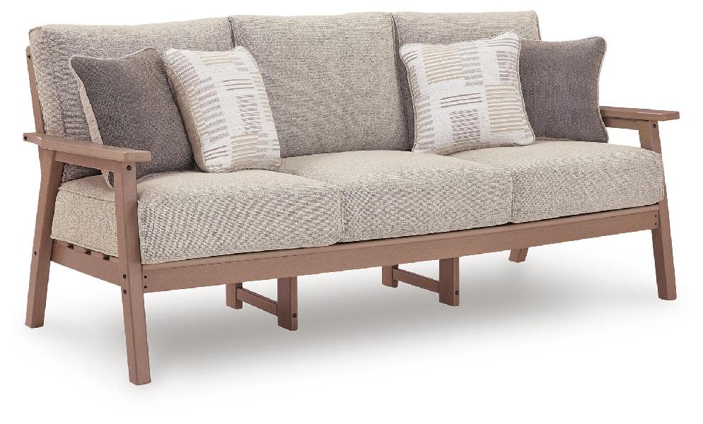 Image of Grover Beach - Sofa With Cushion - Driftwood