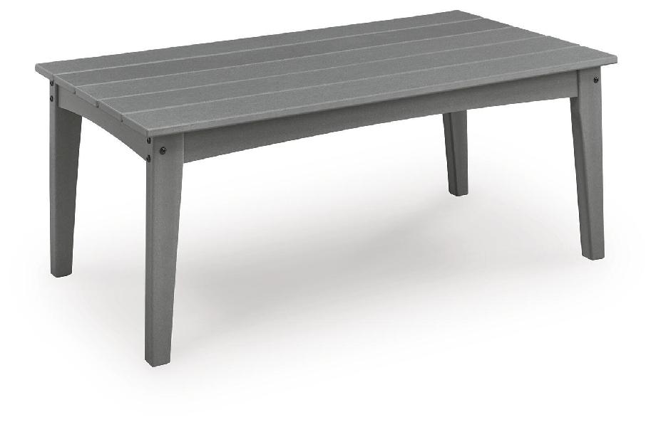 Image of Cove Beach - Rectangular Cocktail Table - Gray