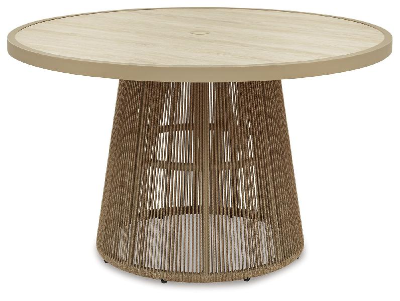 Image of Orchard Beach - Outdoor Dining Table - Beige
