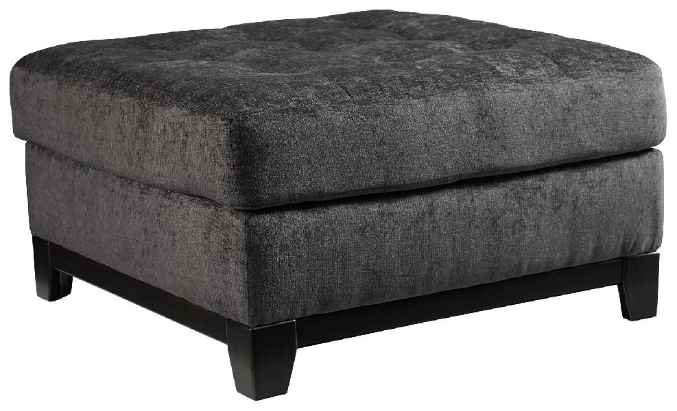 Image of Reidshire - Oversized Accent Ottoman - Steel