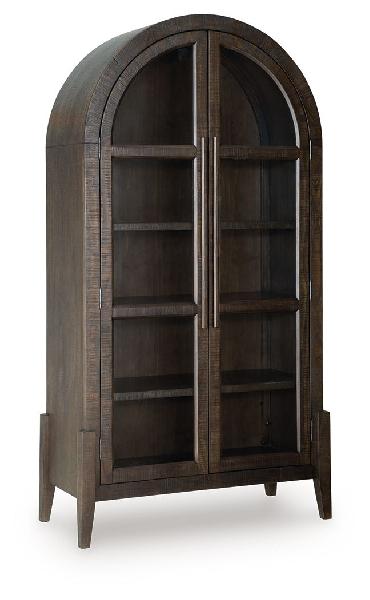 Image of Benhall - Accent Cabinet - Dark Brown
