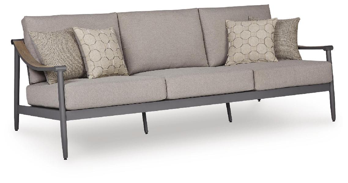 Image of Ocean Beach - Sofa With Cushion - Gray