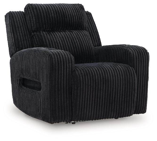 Image of Forest Lake - Power Recliner With Adj Headrest - Black