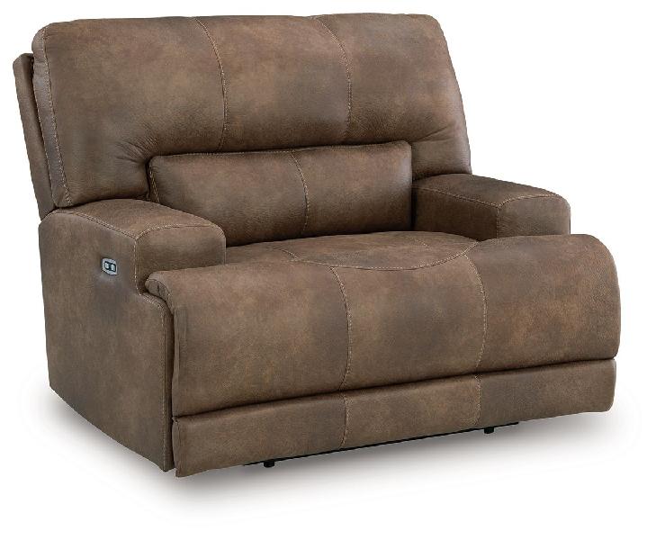 Image of Beckley Place - Power Recliner With Adjustable Headrest - Earth