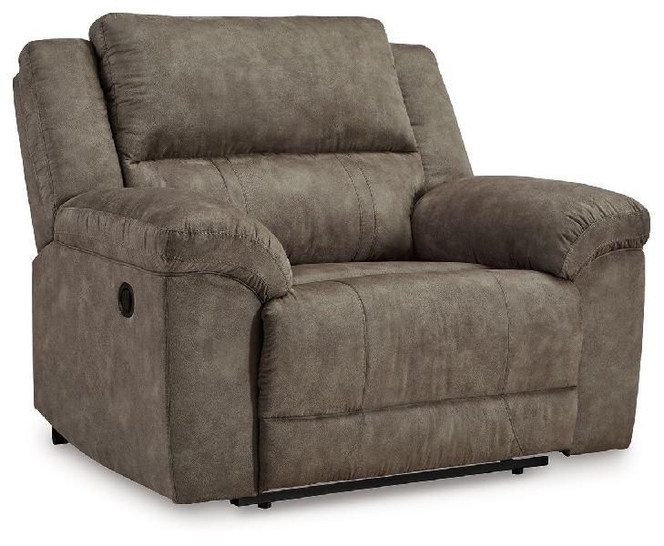 Image of Laresview - Zero Wall Wide Seat Recliner - Fossil