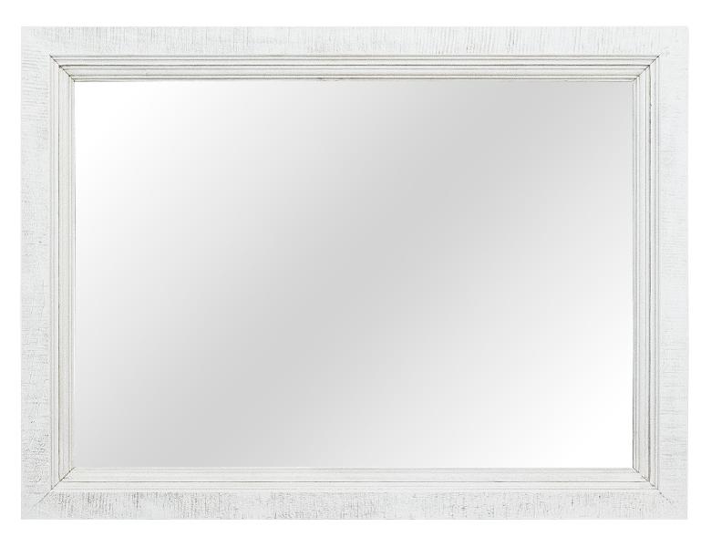 Image of Stoa - Mirror - White / Brown