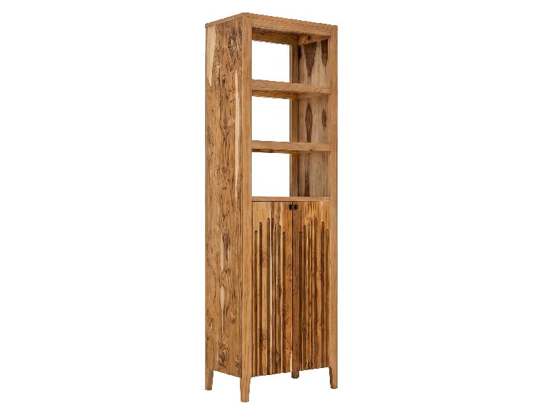 Image of Porter - 2 Door Bookcase - Brown