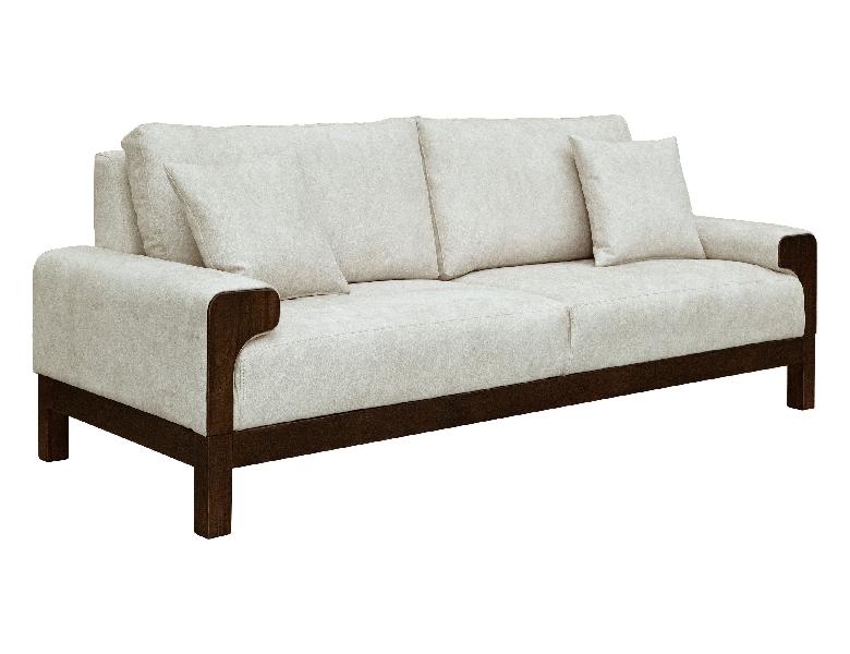 Image of Raramuri - Sofa - White / Dark Brown