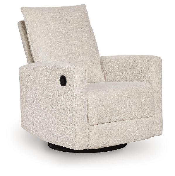Image of Oaklynn-Manor - Swivel Glider Recliner - Canvas