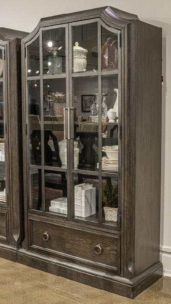 Image of Wickenger - Display Cabinet - Dark Brown