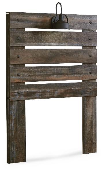 Image of Drystan - Twin Panel Headboard - Brown / Beige