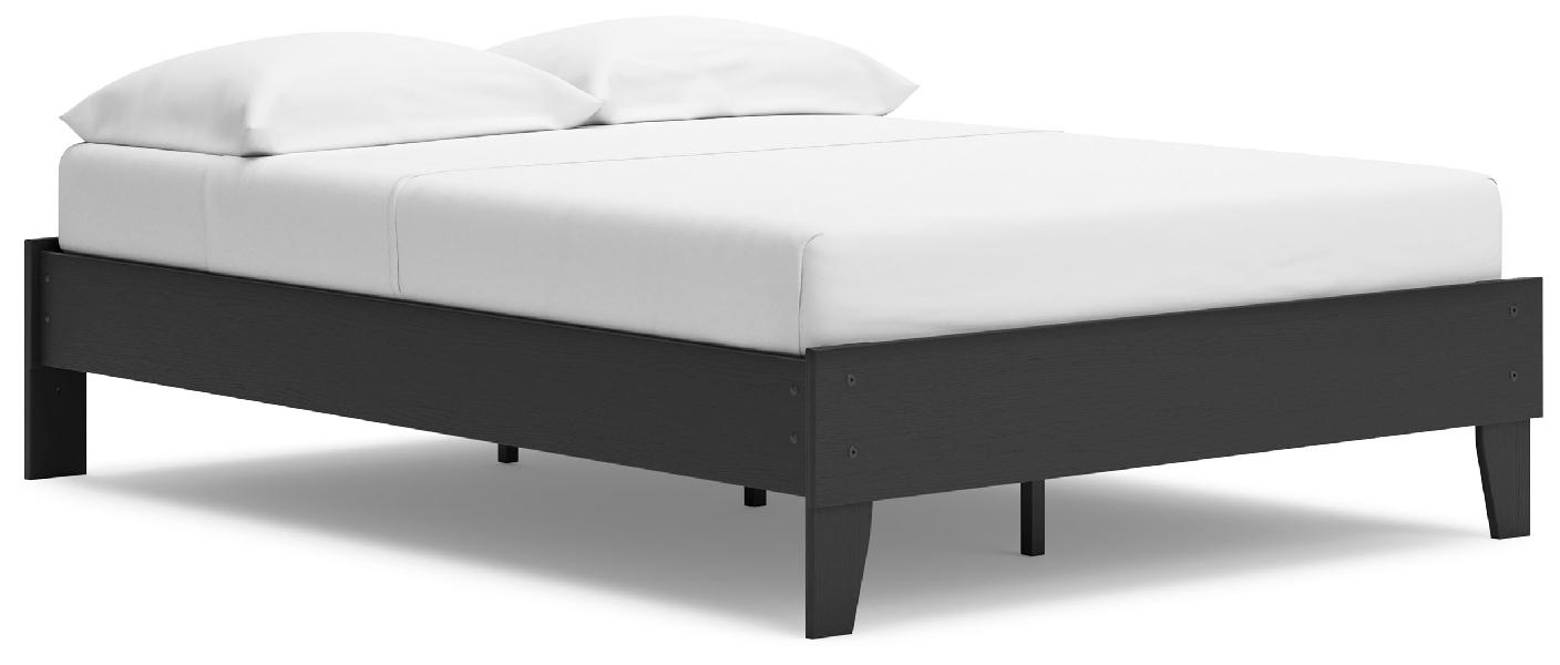 Image of Socalle - Full Platform Bed - Black