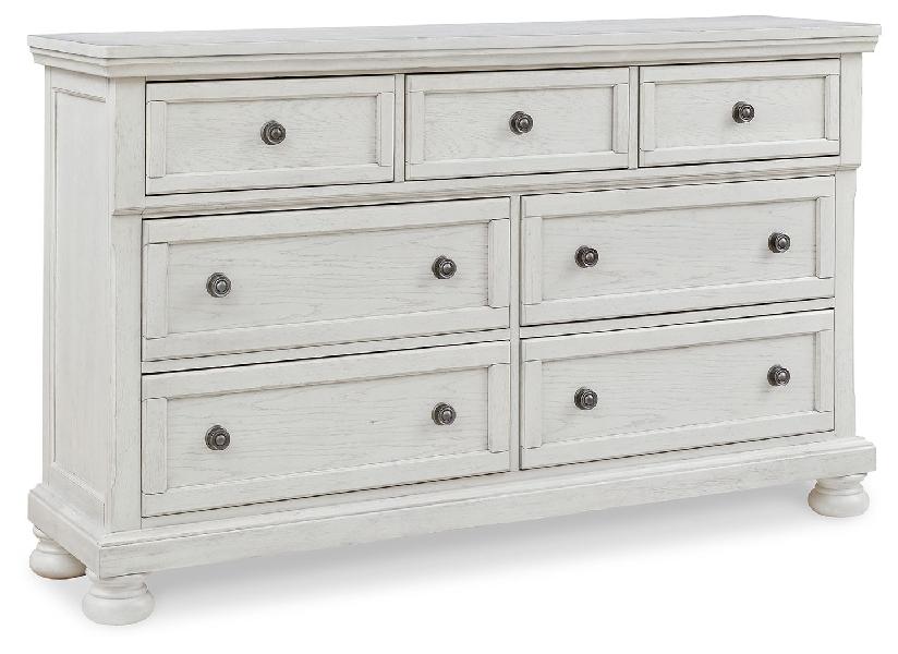 Image of Robbinsdale - Dresser - 7 Drawers - Antique White