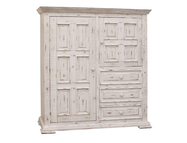 Image of Terra - Chest With 3 Drawers - Distressed White