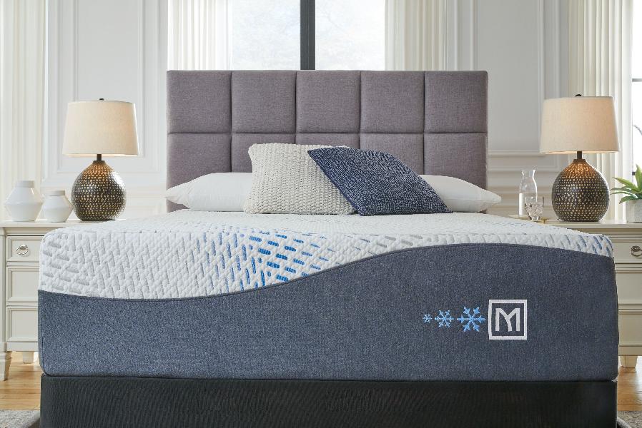 Image of Millennium - 2 Pc. - Luxury Plush Gel Latex Hybrid Queen Mattress, Foundation - White