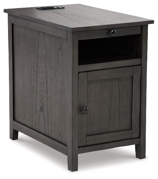 Image of Treytown - Chair Side End Table - Gray