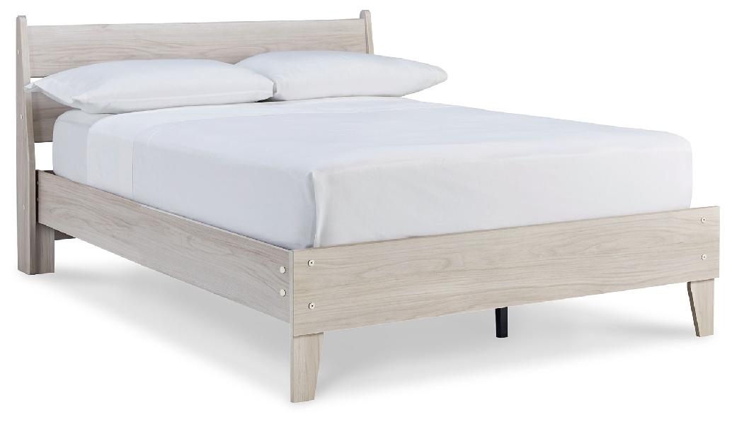 Image of Socalle - Full Panel Platform Bed - Natural