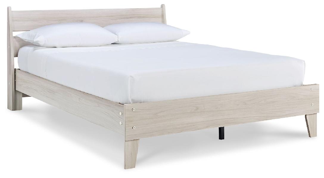 Image of Socalle - Queen Panel Platform Bed - Natural
