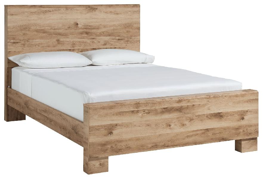 Image of Hyanna - King Panel Bed - Tan