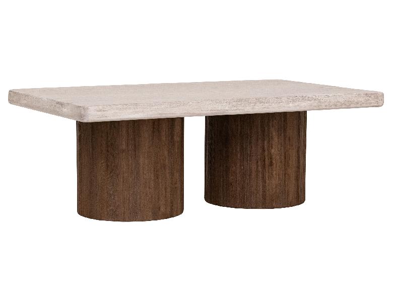Image of Sahara - Cocktail Table - Cream / Brown Caramel