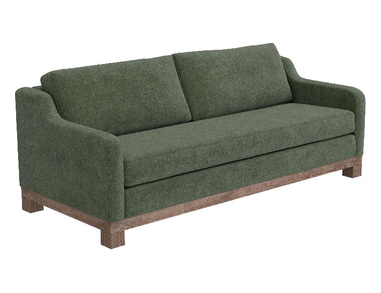 Image of Samba - Fabric Sofa - Olive Green