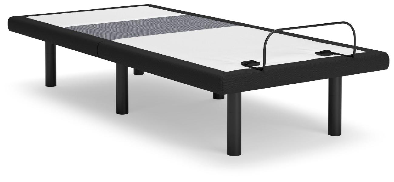 Image of Best Base With Lumbar And Audio - Twin XL Adjustable Base - Charcoal Gray