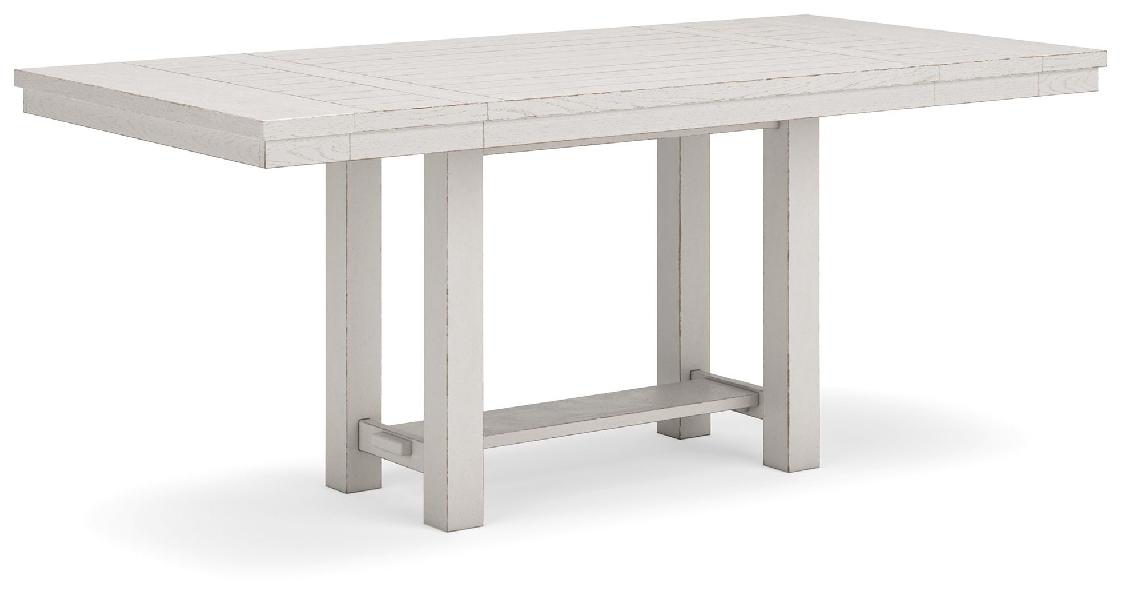 Image of Robbinsdale - Rectangular Counter Height Dining Extension Table - Antique White