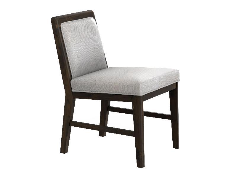 Image of Mezquite - Upholstered Chair (Set of 2) - Pearl Silver