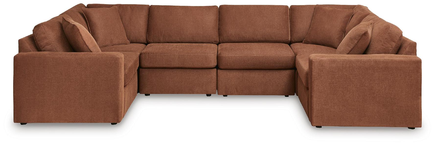 Image of Modmax - 6-Piece Sectional - Spice