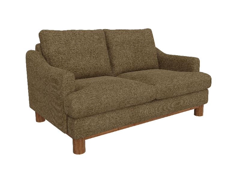 Image of Olimpia - Loveseat - Brown Camel