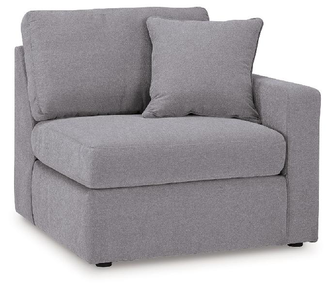 Image of Modmax - 6-Piece Sectional With Storage Console - Granite