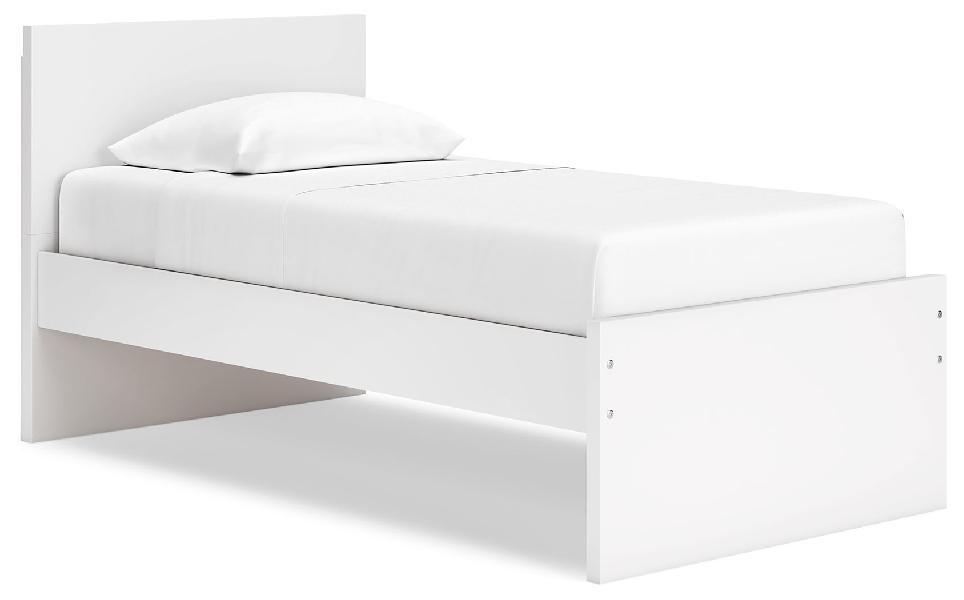 Image of Onita - Twin Panel Platform Bed - White