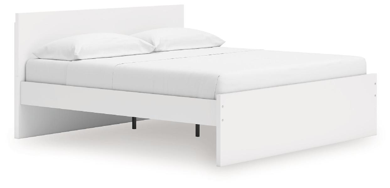 Image of Onita - King Panel Platform Bed - White