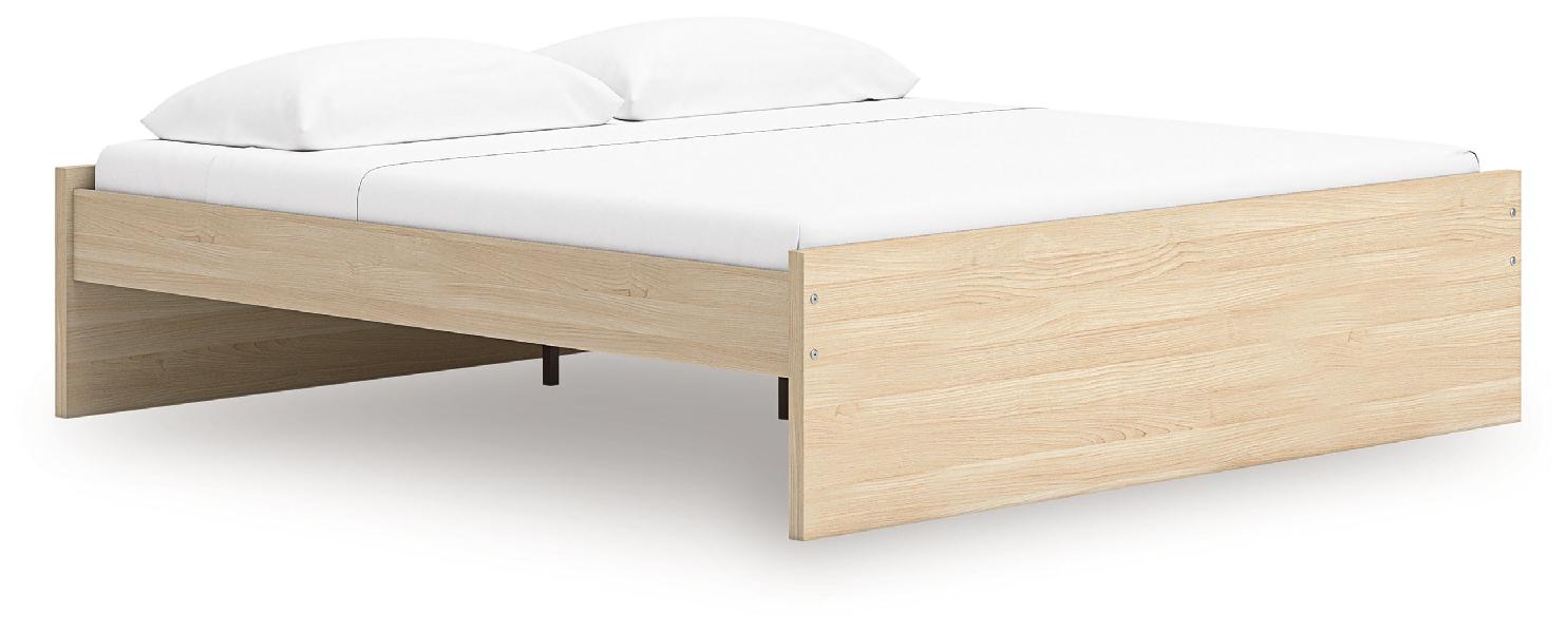 Image of Onita - King Platform Bed - Natural