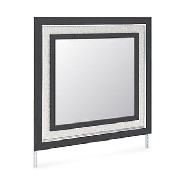 Image of Zuraleus - Bedroom Mirror - Black