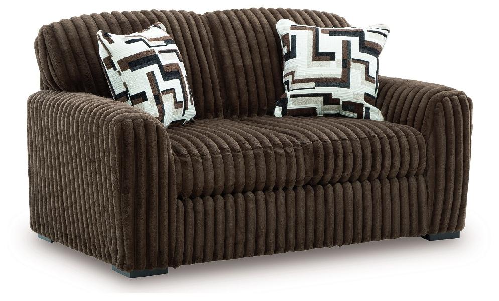 Image of Midnight-Madness - Loveseat - Chocolate