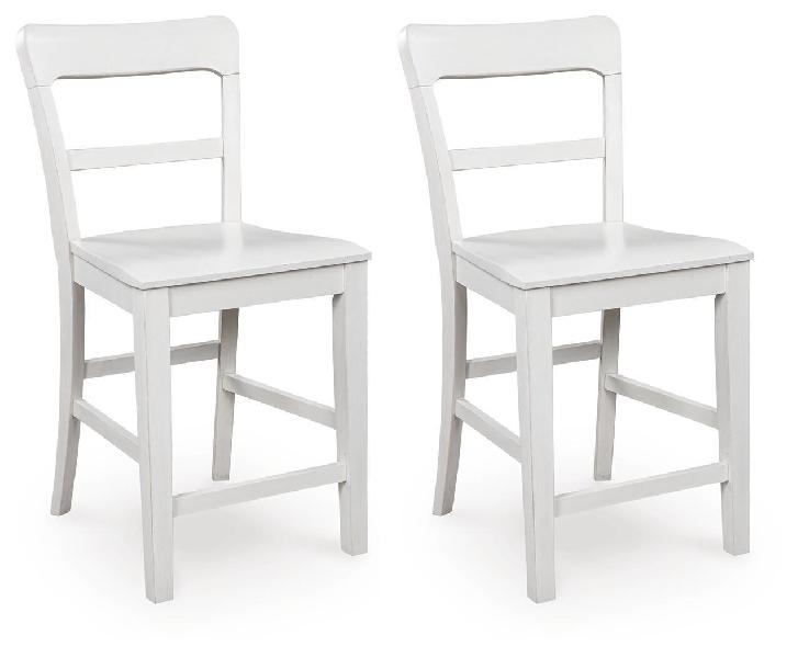 Image of Greddinton - Barstool (Set of 2) - White