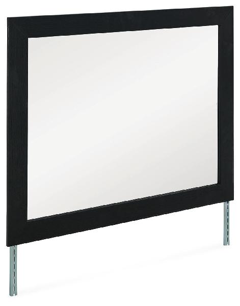 Image of Maeling - Bedroom Mirror - Black