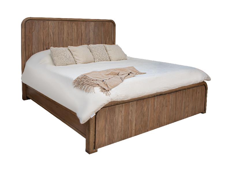 Image of Mezquite - Queen Platform Bed - Reddish Brown