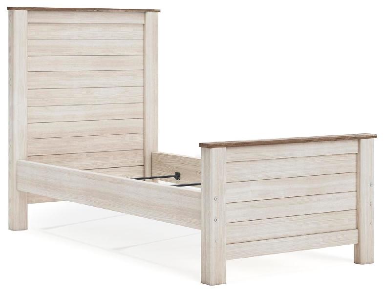 Image of Willowton - Twin Panel Bed - Whitewash