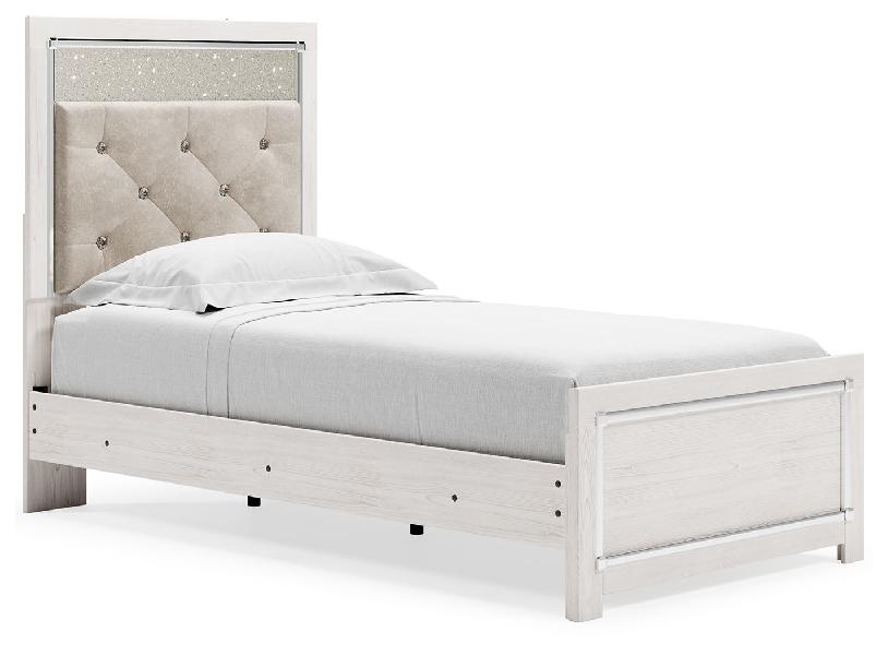Image of Altyra - Twin Panel Bed - White