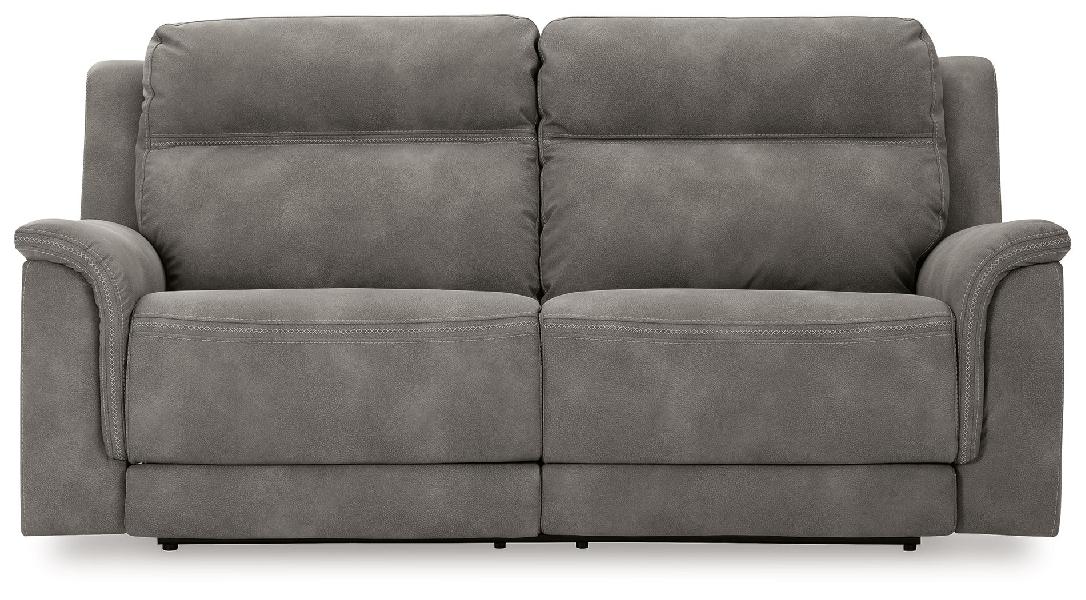 Image of Next-Gen Durapella - 2 Seat Power Reclining Sofa Adj Hdrest - Slate