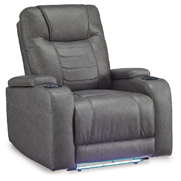 Image of Schooner Rocks - Power Recliner / Adj Headrest - Slate