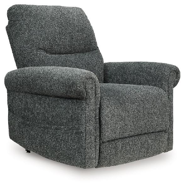 Image of Aureta - Power Lift Recliner - Charcoal
