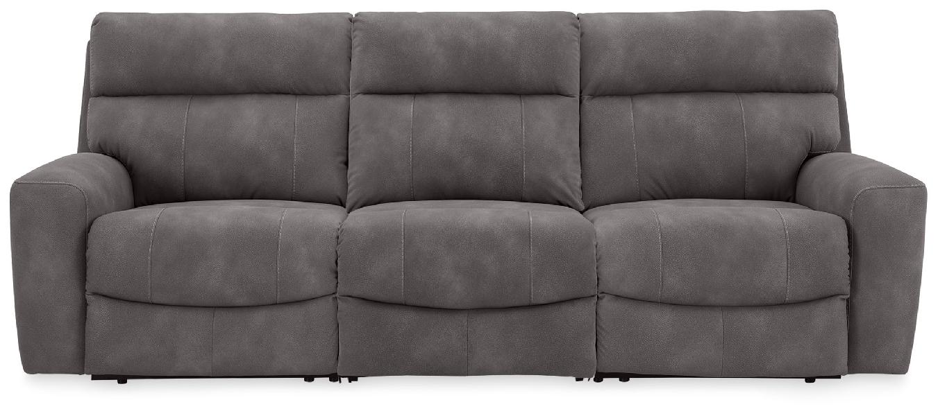 Image of Next-Gen Durapella - 3-Piece Power Reclining Sectional - Slate