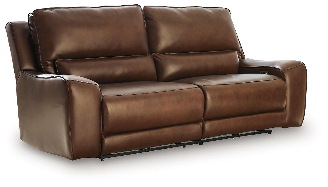 Image of DeepWakes - 2 Seat Power Reclining Sofa With Adjustable Headrest - Canyon
