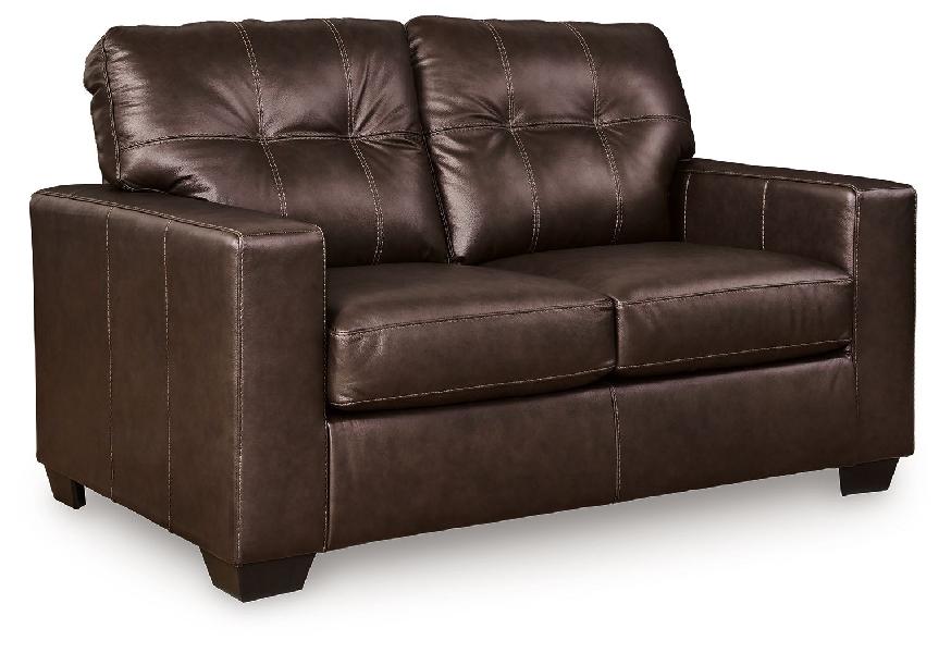 Image of Santorine - Loveseat - Dark Brown