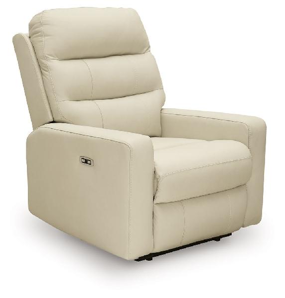 Image of Pennacle Pier - Power Recliner With Adjustable Headrest - Canvas