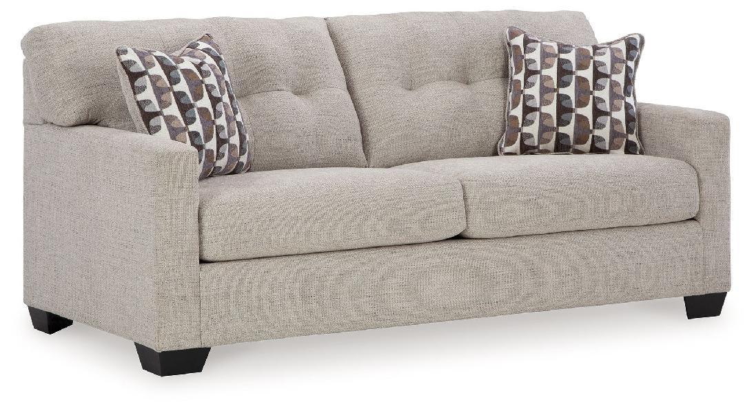 Image of Mahoney - Full Sofa Sleeper - Pebble