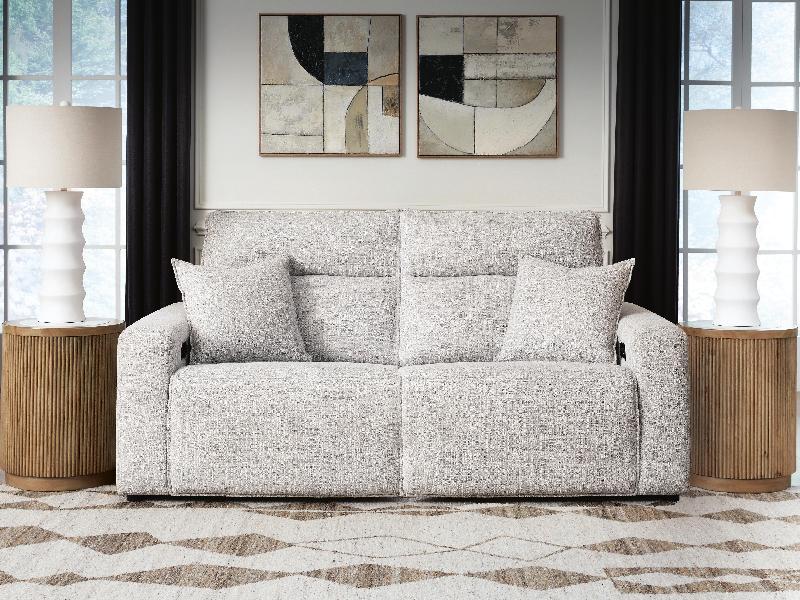 Image of Modmax II - 2-Piece Power Reclining Loveseat - Stone